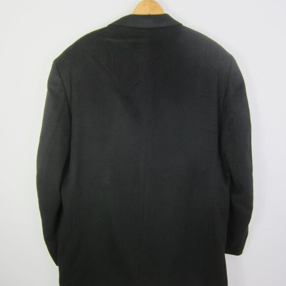 Jack Victor Sport Coat Mens 48L Black Loro Piana Italy 100% Cashmere Blazer - Picture 2 of 15